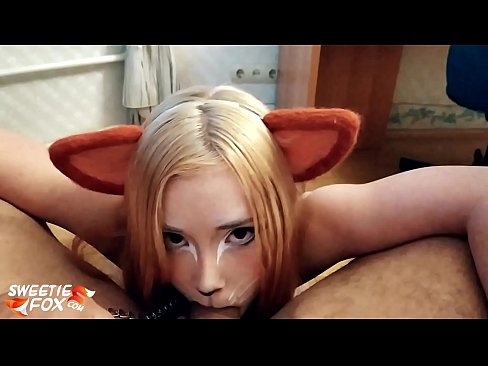 ❤️ Kitsune înghite pula și ejaculează în gură ️  at ro.porncomixone.ru ❌